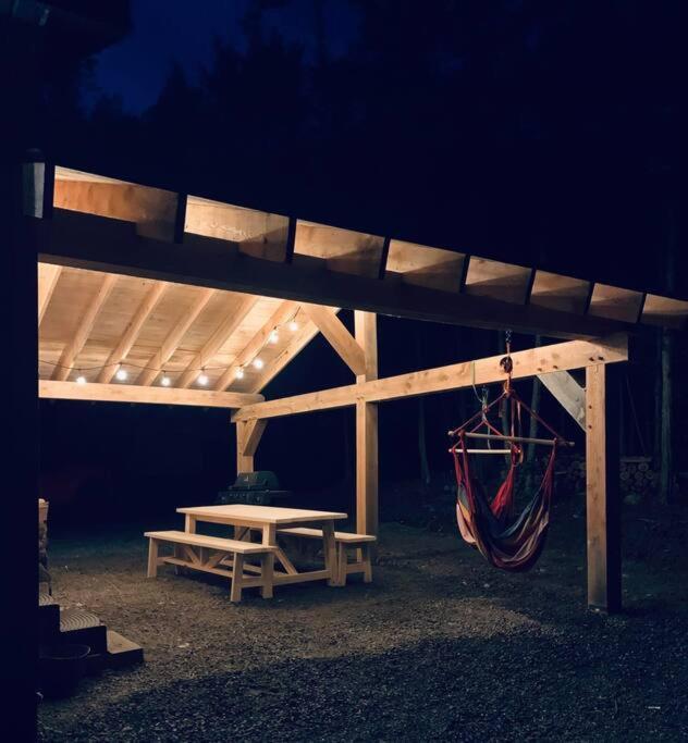Chalet Deschamps- Spa- Chien Accepte- Nature- Estrie Mansonville 외부 사진